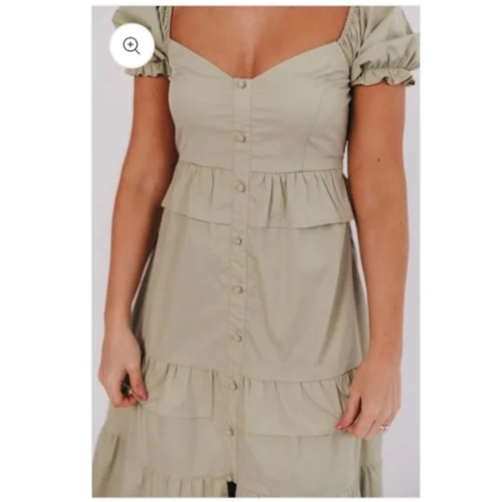 NWT Hattie Ruffle-Tiered Maxi Shop Worth Collective Dress